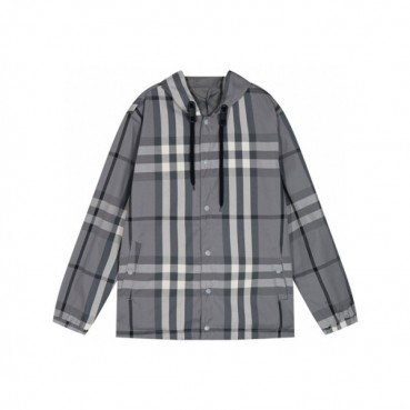 버버리 남성 그레이 양면 자켓 - Burberry Mens Gray Jackets 