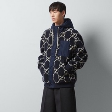구찌 남성 캐쥬얼 네이비 자켓 - Gucci Mens navy  Jackets 