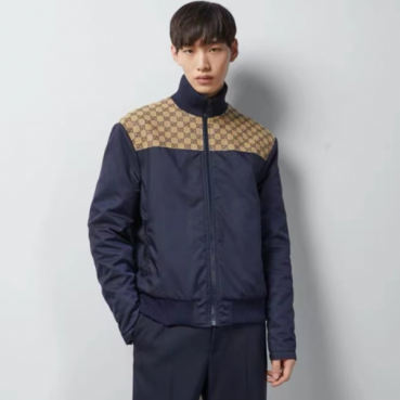 구찌 남성 캐쥬얼 네이비 집업 자켓 - Gucci Mens Nvay Jackets 