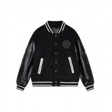 크롬하츠 남성 블랙 자켓 - Chrom Hearts Mens Black Jackets 
