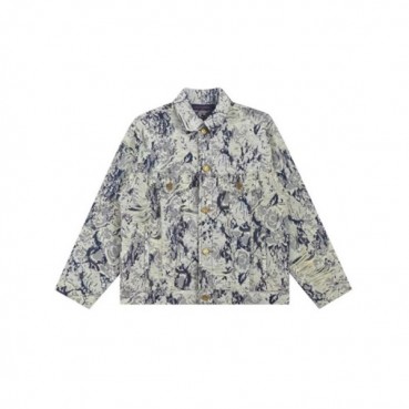 루이비통 남성 블루 데님 자켓 - Louis vuitton Mens Blue Jackets 