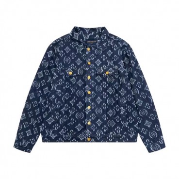루이비통 남성 블루 자켓 - Louis vuitton Mens Blue Jackets 