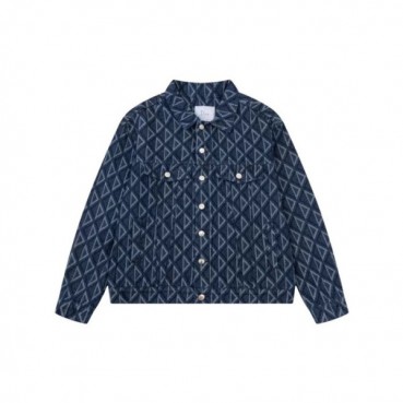디올 남성 네이비 데님 자켓 - Dior Mens Navy Jackets 