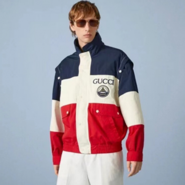 구찌 남성 캐쥬얼 블루 집업 자켓 - Gucci Mens Blue Zip
