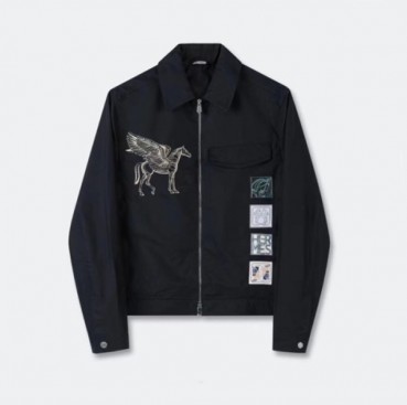 에르메스 남성 블랙 자켓 -  Hermes Mens Black Jackets 