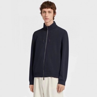 에르메네질도 제냐 남성 네이비 후드 자켓 - Ermenegildo Zegna Mens Navy Jackets 