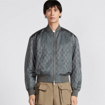 디올 남성 블루 집업 자켓 - Dior Mens Blue Zip