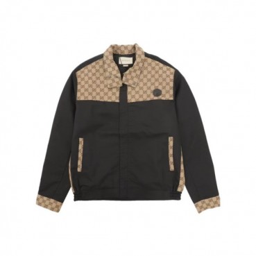 구찌 남성 캐쥬얼 블랙 집업 자켓 - Gucci Mens Black Jackets 