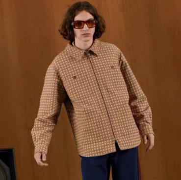 구찌 남성 캐쥬얼 브라운 집업 자켓 - Gucci Mens Brown Jackets 