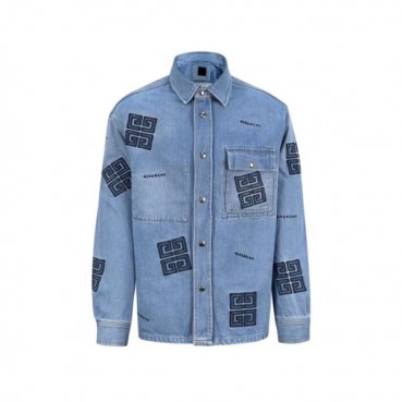 지방시 남성 캐쥬얼 블루 자켓 - Givenchy Mens Blue Jackets 