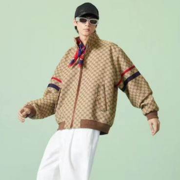 구찌 남성 캐쥬얼 브라운 집업 자켓 - Gucci Mens Brown Jackets 