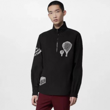 루이비통 남성 모던 블랙 아웃웨어 - Louis vuitton Mens Black Out