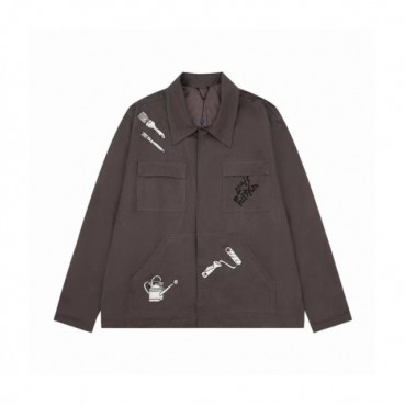 루이비통 남성 카키 자켓 - Louis vuitton Mens Khaki Jackets 