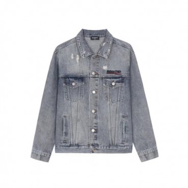 발렌시아가 남성 블루 자켓 - Balenciaga Mens Blue Jackets 
