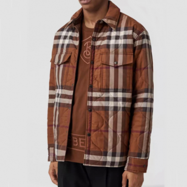 버버리 남성 체크 브라운 자켓 - Burberry Mens Brown Jackets 