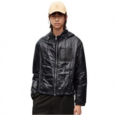 로에베 남성 블랙 다운 자켓 - Loewe Mens Black Jackets 