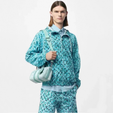 루이비통 남성 블루 집업 자켓 - Louis vuitton Mens Blue Zipup Jackets 