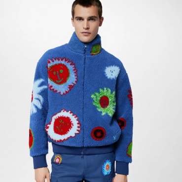 루이비통 남성 블루 자켓 - Louis vuitton Mens Blue Jacket 