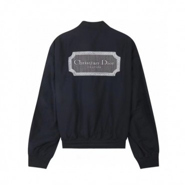 디올 남성 블랙 집업 자켓 - Dior Mens Black Zip