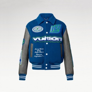 루이비통 남성 블루 자켓 - Louis vuitton Mens Blue Jackets 