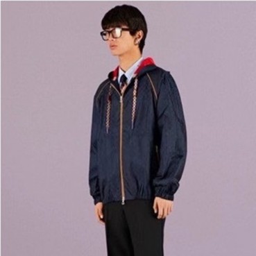 구찌 남성 캐쥬얼 블루 집업 자켓 - Gucci Mens Blue Jackets 