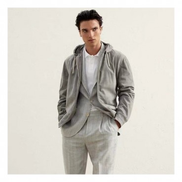 브루넬로쿠치넬리 남성 그레이 자켓 - Brunello Cucinelli Mens Gray Jackets 