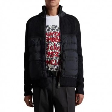 몽클레어 남성 블랙 다운 자켓 - Moncler Mens Black Down Jackets 