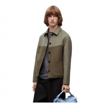 로에베 남성 그레이 양면 자켓 - Loewe Mens Gray Jackets 