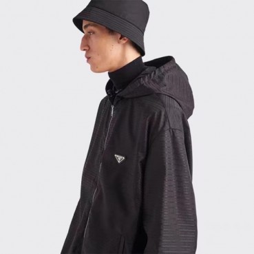 프라다 남성 모던 블랙 자켓 - Prada Mens Black Jackets 