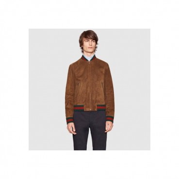 구찌 남성 브라운 집업 자켓 - Gucci Mens Brown Jackets 