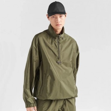 프라다 남성 모던 카키 아웃웨어 - Prada Mens Khaki Out