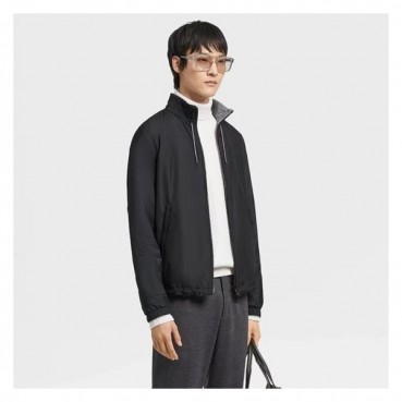 에르메네질도 제냐 남성 블랙 양면 자켓 - Ermenegildo Zegna Mens Black Jackets 