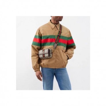 구찌 남성 카키 집업 자켓 - Gucci Mens Khaki Jackets 