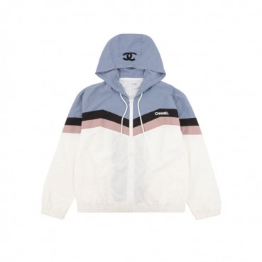 샤넬 남/녀 캐쥬얼 블루 자켓 - Chanel Unisex Blue Jackets 