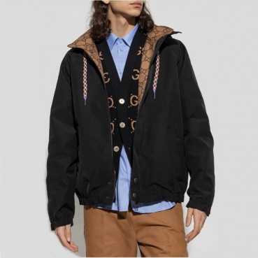 구찌 남성 캐쥬얼 양면 블랙 자켓 - Gucci Mens Black Jackets 