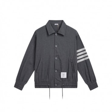톰브라운 남성 그레이 자켓 - Thom Browne Mens Gray Jackets 