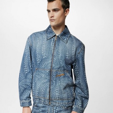 루이비통 남성 캐쥬얼 블루 자켓 - Louis vuitton Mens Blue Jackets 