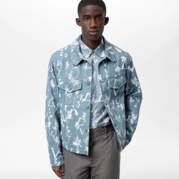 루이비통 남성 캐쥬얼 블루 자켓 - Louis vuitton Mens Blue Jackets 
