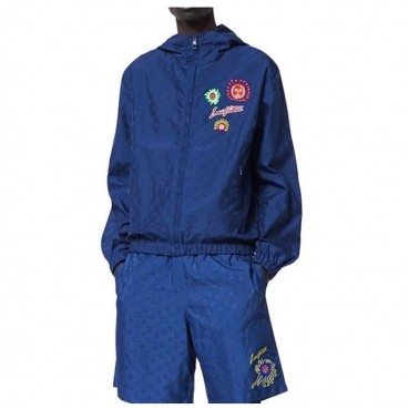 루이비통 남성 캐쥬얼 블루 자켓 - Louis vuitton Mens Blue Jackets 