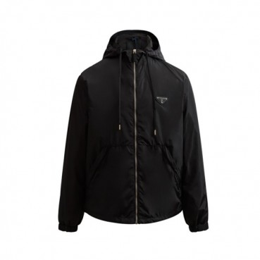 프라다 남성 모던 블랙 자켓 - Prada Mens Black Jackets 