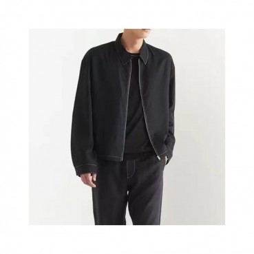 프라다 남성 모던 블랙 자켓 - Prada Mens Black Jackets 