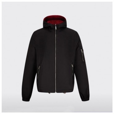 프라다 남성 모던 블랙 양면 자켓 - Prada Mens Black Jackets 