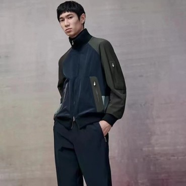 에르메스 남성 네이비/블랙 자켓 -  Hermes Mens Navy/Black Jackets 