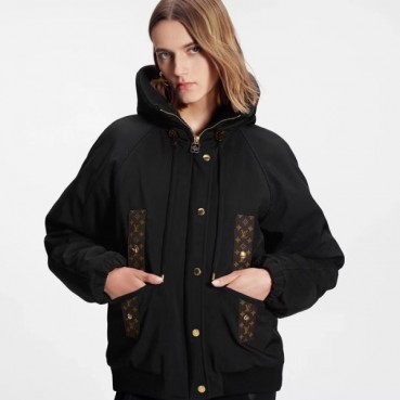 루이비통 여성 블랙 다운 자켓 - Louis vuitton Womens Black Jackets 