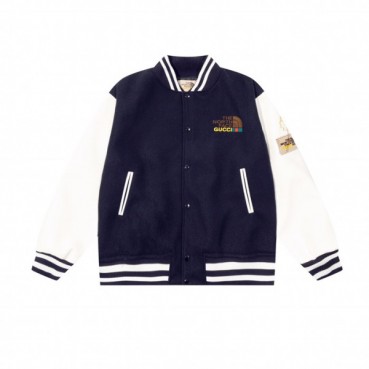 구찌 남/녀 캐쥬얼 네이비 자켓 - Gucci Unisex Navy Jackets 