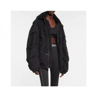 발렌시아가 남/녀 블랙 다운 자켓 - Balenciaga Unisex Black Jackets 