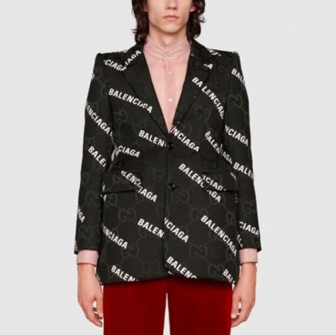 발렌시아가 남성 블랙 자켓 - Balenciaga Mens Black Jackets 