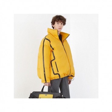 펜디 남성 덕다운 옐로우 패딩자켓 - Fendi Mens Yellow Jackets 