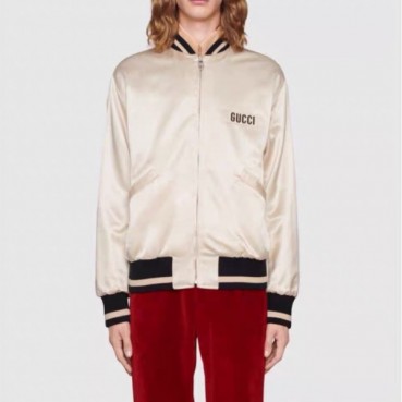 구찌 남성 캐쥬얼 화이트 양면 자켓 - Gucci Mens White Jackets 