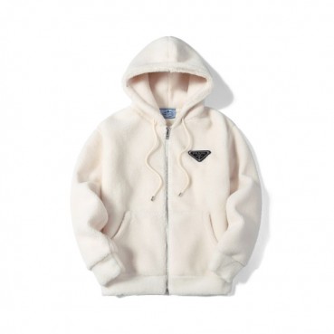 프라다 남성 캐쥬얼 화이트 자켓 - Prada Mens White Jackets 